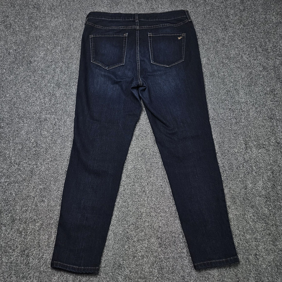 William Rast Jeans Juniors Size 31 (Fits 33x27) Perfect Ankle Skinny Denim Zips - Picture 2 of 8